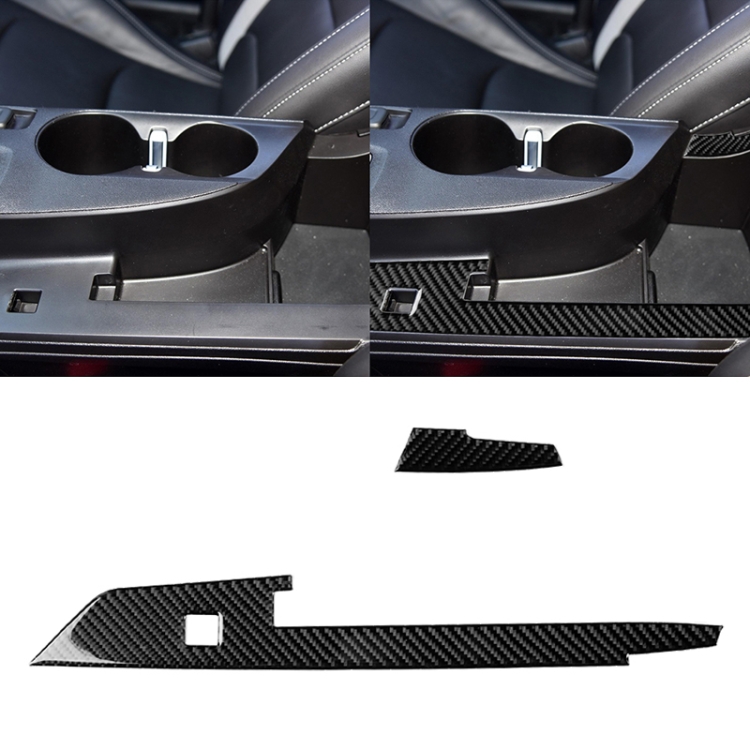 

2 in 1 Car Carbon Fiber Central Control Stripe Decorative Sticker for Chevrolet Camaro 2017-2019