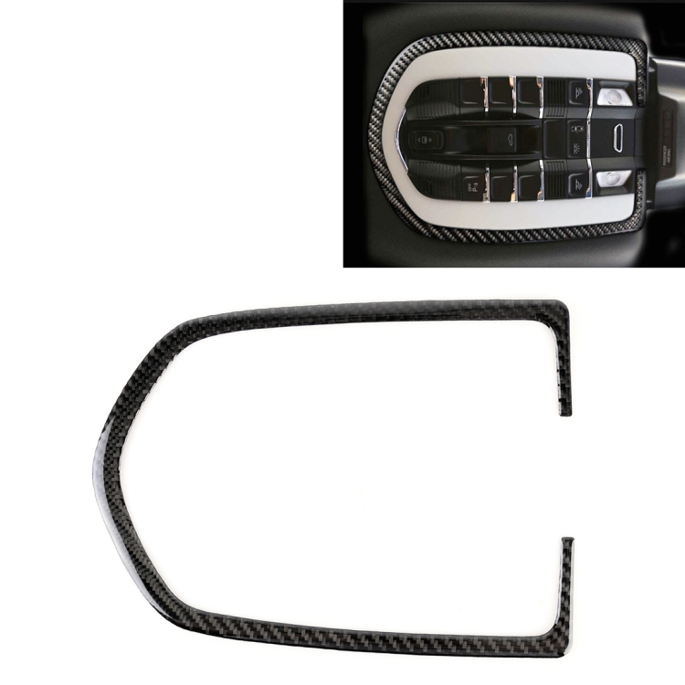 

Carbon Fiber Car Dome Light Panel Decorative Sticker for Porsche Macan