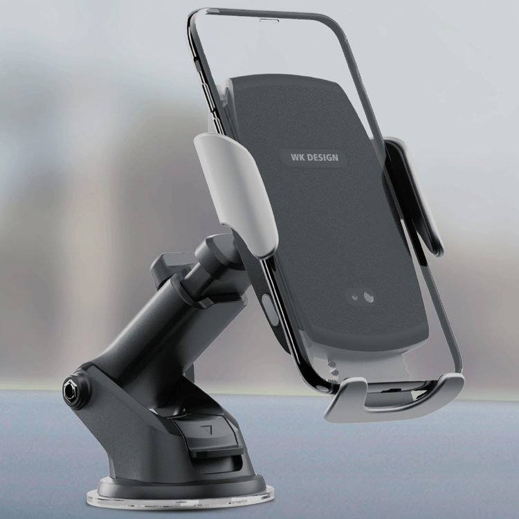 

WK WP-U44 Max Wireless Charger Car Single Pull Suction Cup Phone Holder