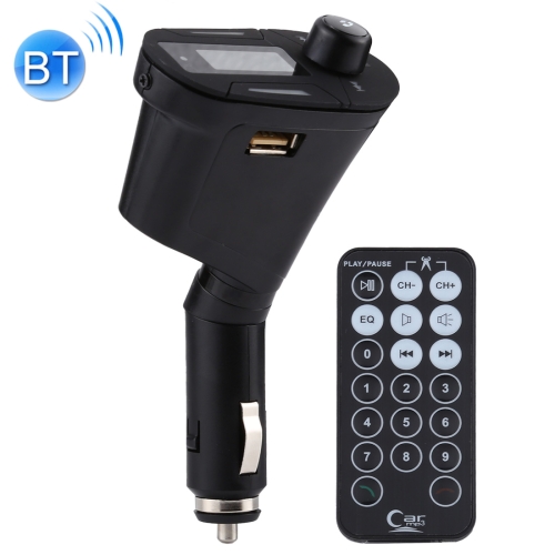 

Wireless Bluetooth Car MP3 Player FM Transmitter with Remote Control & LCD Display, Support USB and SD Card & Audio Cable