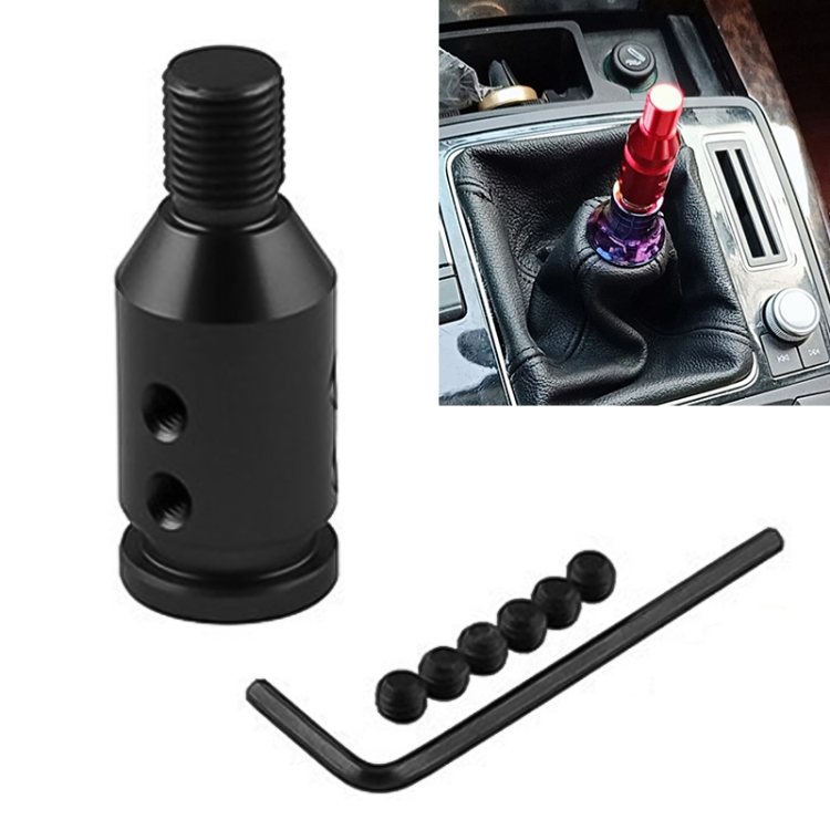 

Car Threaded Shifter Gear Shift Knob Adapter 12 x 1.25 (Black)