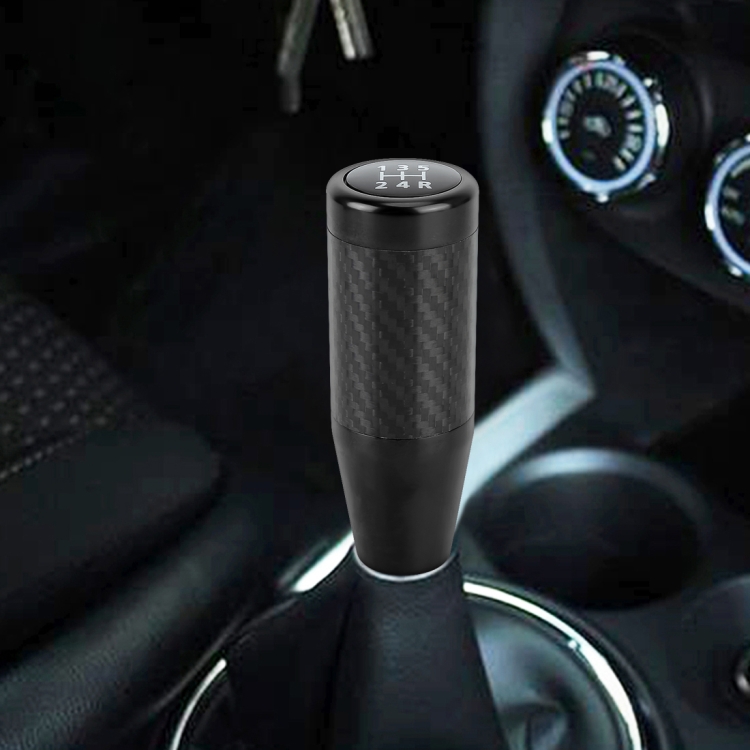 

Universal Car Carbon Fiber Pattern Gear Head Gear Shift Knob (Black)