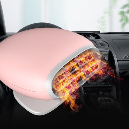 

Car Heater Hot Cool Fan Windscreen Window Demister Defroster DC 12V, Purification Version(Pink)