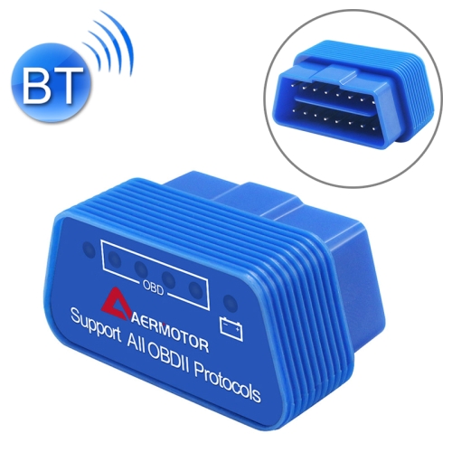 

Aermotor ELM327 Car Fault Detector Bluetooth 4.0 Diagnostic Tool(Blue)