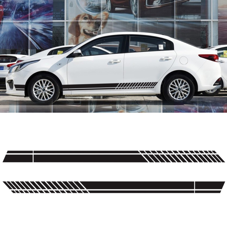 

Car Styling Stripe PVC Sticker Auto Decorative Sticker (Black)