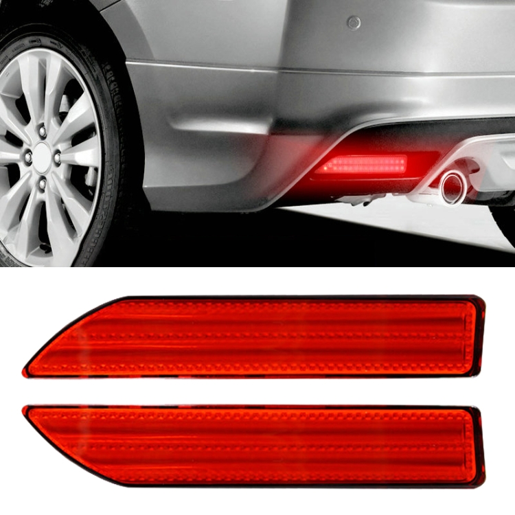 

2 PCS 373 0.06W / 12V Car Rear Bumper Light Brake Light for Honda City 2011-2013