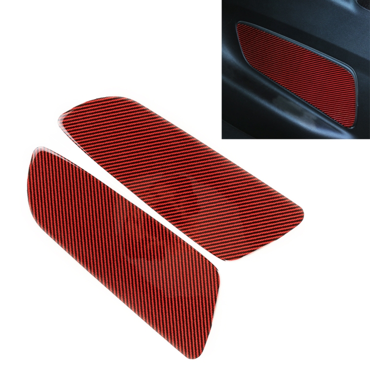 

2 in 1 Car Carbon Fiber Rear Cover Decorative Sticker for Ford Mustang