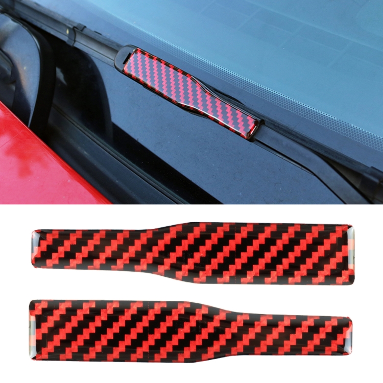 

2 in 1 Car Carbon Fiber Wiper Decorative Sticker for Ford Mustang