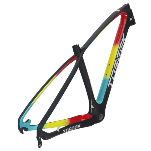 

TOSEEK MTB Mountain Bike Frame Full Suspension T800 Carbon Fiber Bicycle Frame, Size: 29 x 15 inch