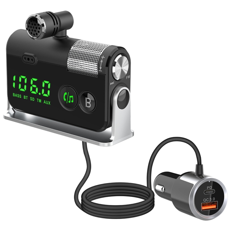 

BC73 Car MP3 Bluetooth Player FM Transmitter QC3.0 PD18W Fast Charger