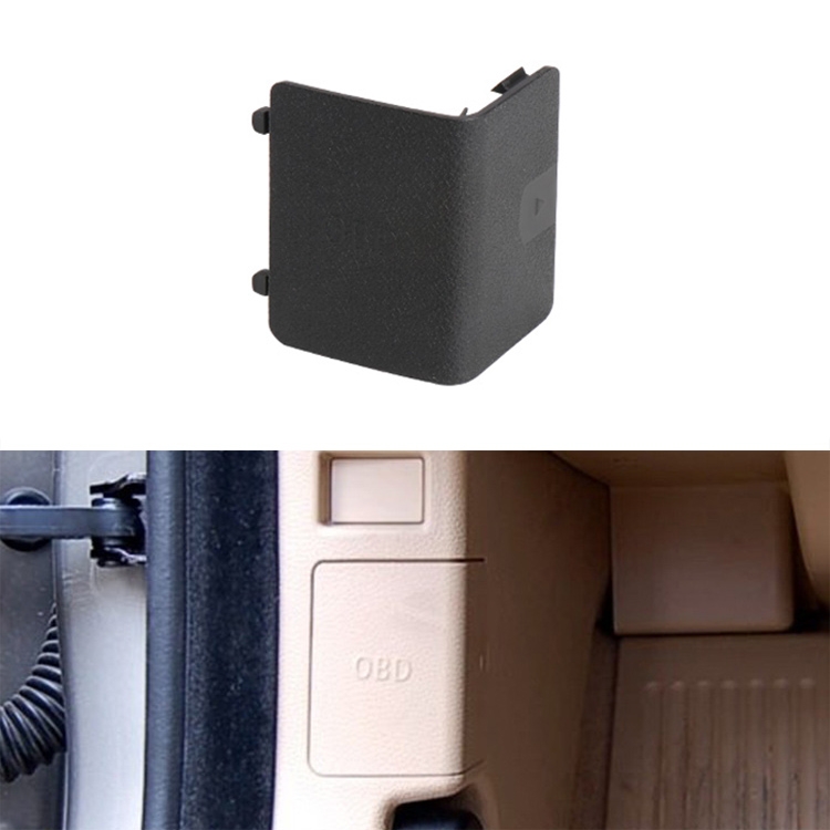 

Car Diagnostic Plug Cover OBD Panel Decorative Cover 51437147538 for BMW E90 2005-2012(Black)