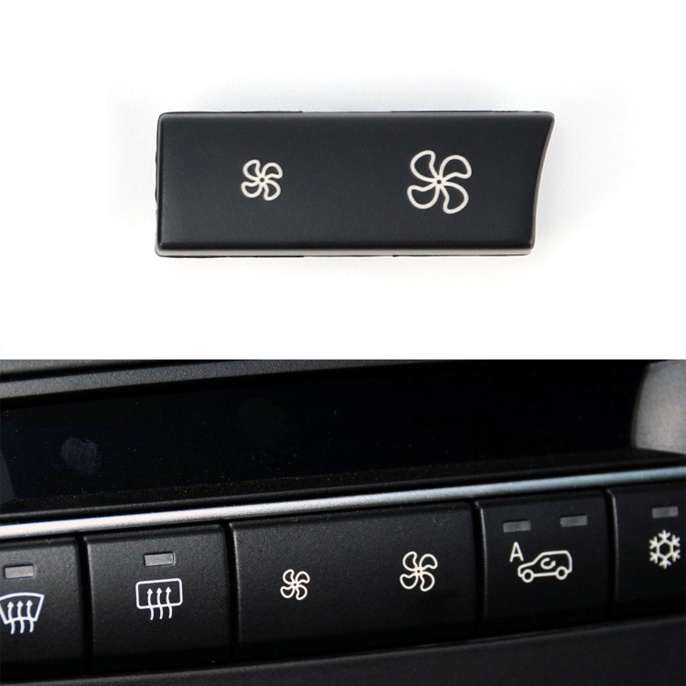 

Car Wind Power Switch Air Conditioning Air Volume Button for BMW 5 Series 2011-2017 / 7 Series 2009-2015, Right Middle Configuration