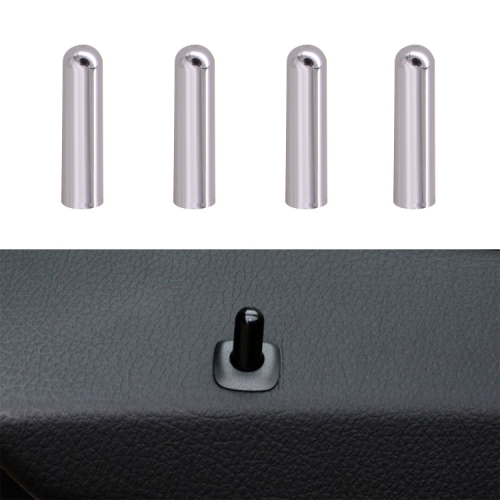 

4 PCS Car Unlock Cover Door Bolt Door Handle for BMW X1 / X6 (Silver)