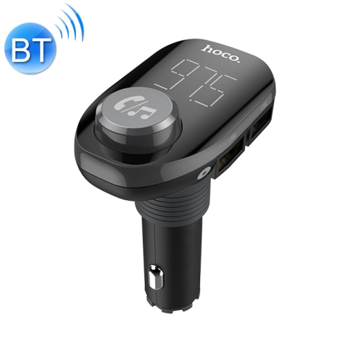 

Hoco Wireless Bluetooth V4.2 FM Transmitter Car Charger Kit, Support Hands-free Call / MP3 Player / Dual USB Ports (Black)