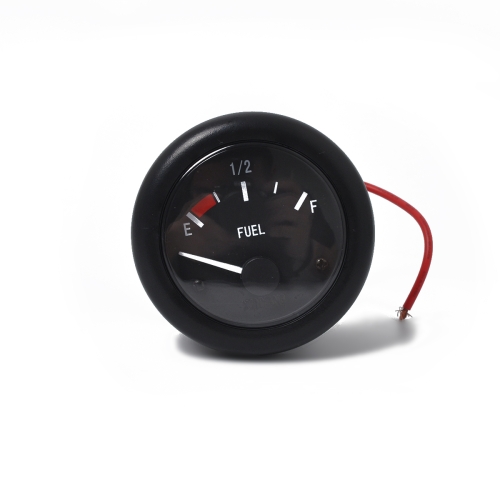 

52mm 12V Marine Fuel Level Gauge + 350mm Fuel Level Sensor, with LED Light