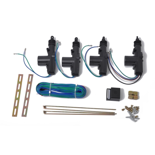 

Car 4 Universal Power Door Lock Actuator Kit 2 Wires & 5 Wires Auto Locking System Motor, DC 12V