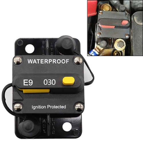 

Off-road Vehicle / Automatic 30A Manual Circuit Breaker Overcurrent Protector