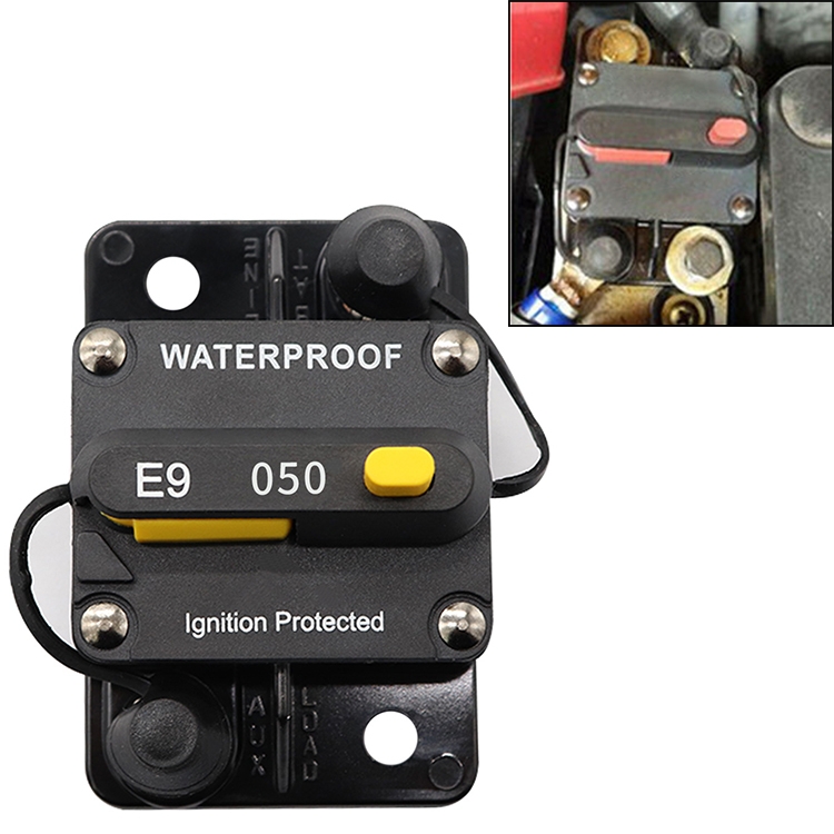 

Off-road Vehicle / Automatic 50A Manual Circuit Breaker Overcurrent Protector