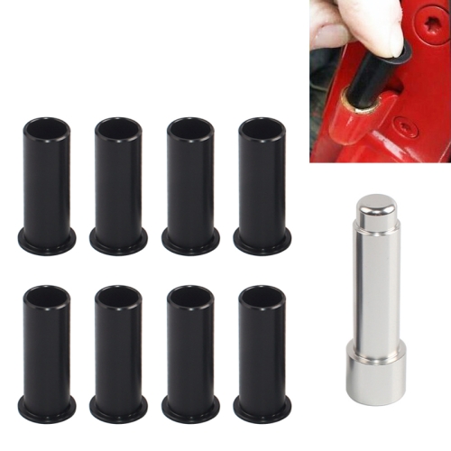 

8 PCS Car Removal Tool Door Hinge Bushing Parts Metal + Plastic Universal Replacement for Jeep Wrangler JKU 2007-2018