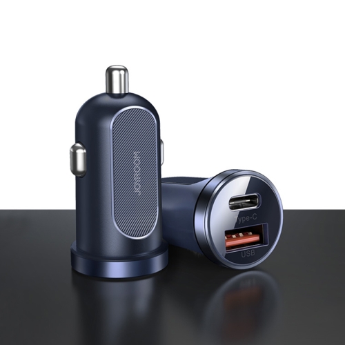 

JOYROOM C-A08 30W Mini PD+QC3.0 Dual-port Smart Car Charger (Blue)