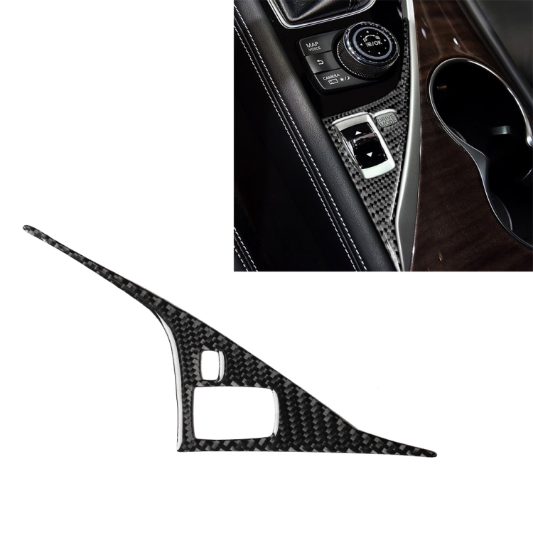 

Car Left Drive Carbon Fiber Driver Panel Decorative Sticker for Infiniti Q50 / Q60