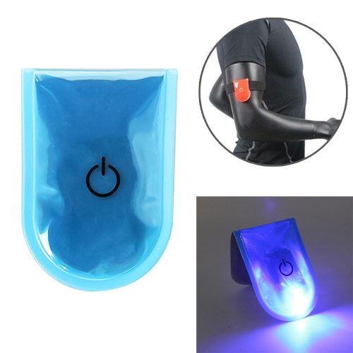 

2 PCS Outdoor Night Running Safety Warning Light LED Illuminated Magnet Clip Light (Blue)