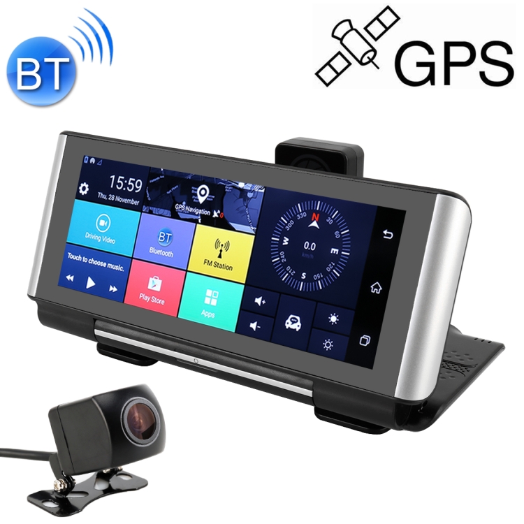 

7 inch Car Foldable DVR Rearview Mirror Dual Camera Driving Video Recorder Support WiFi GPS, 3G Version