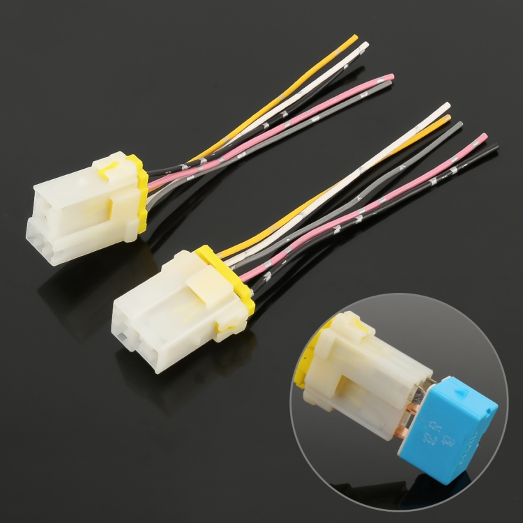 

10 PCS 5 PIN Relay Holder Base with Wire