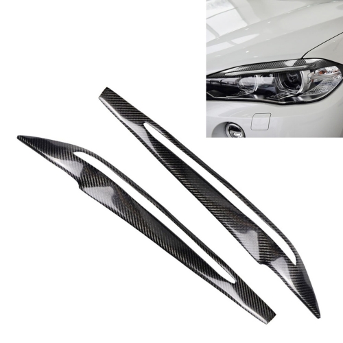 

Carbon Fiber Car Mould Pressing Lamp Eyebrow Decorative Sticker for BMW X5 F15 2014-2017