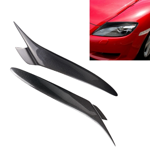 

Carbon Fiber Car Mould Pressing Lamp Eyebrow Decorative Sticker for Mazda RX8 2004-2008