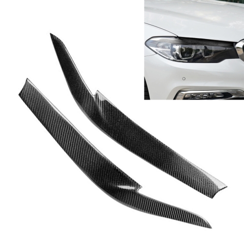 

Carbon Fiber Car Mould Pressing Lamp Eyebrow Decorative Sticker for BMW 5 Series G38 2018