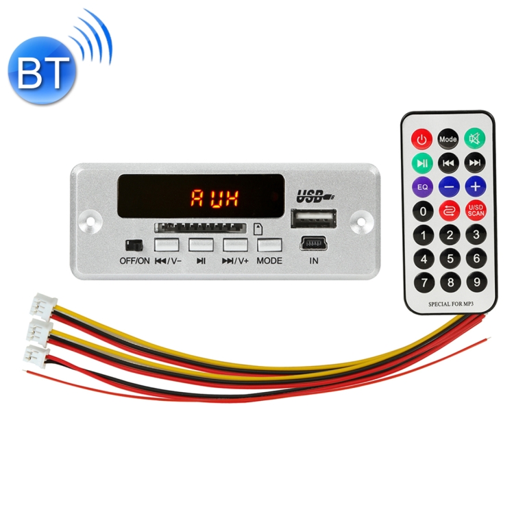 

Car 5V Audio MP3 Player Decoder Board FM Radio SD Card USB, with Bluetooth / Remote Control