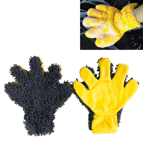 

Coral Velvet Dusting Mitt Car Window Washing Cleaning Cloth Duster Towel Gloves