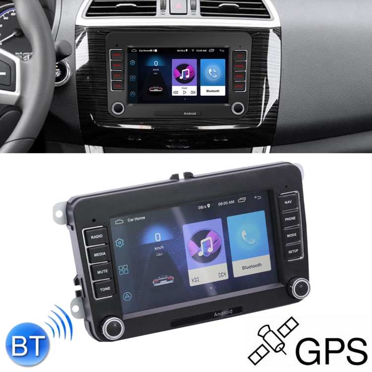 

7 inch HD Car DVD GPS Navigator Radio Stereo Player for Volkswagen, Support WiFi / Bluetooth / FM / Mirrorlink