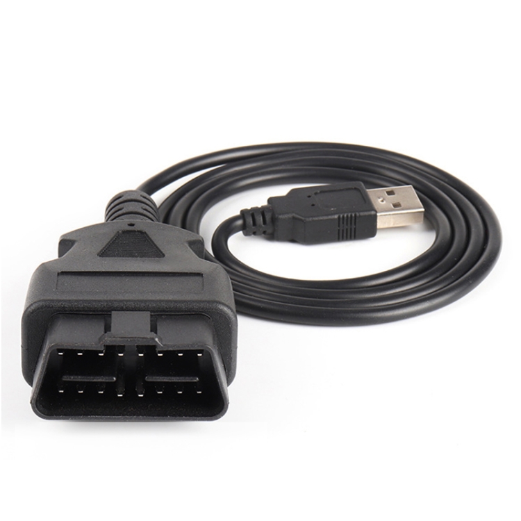 

Car OBD 2 Male to USB Connector OBD Adapter Cable, Cable Length: 1m