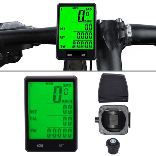 

2.8 inch English Wireless Waterproof Cycle Computer LCD Odometer Speedometer