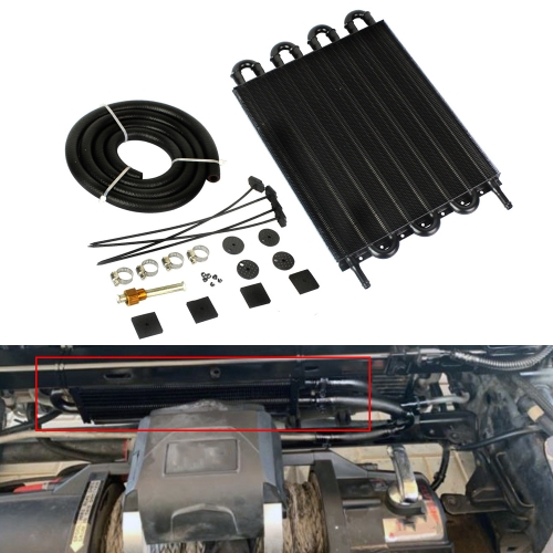 

Car Universal Modified Radiator Transmission Oil Cooler, 8-row