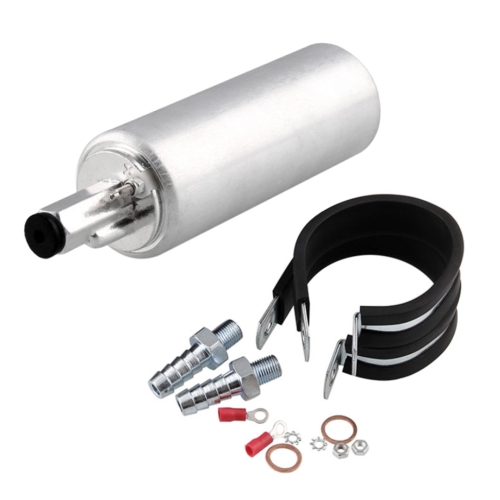 

Car GSL392 Walbro Fuel Pump Inline High Pressure 255LPH Performance with Kit(Silver)