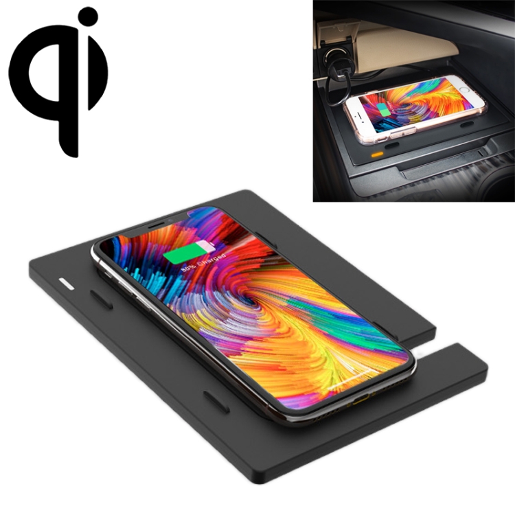 

Car Qi Standard Wireless Charger 10W Quick Charging for 2018-2019 Toyota Camry, Left Driving