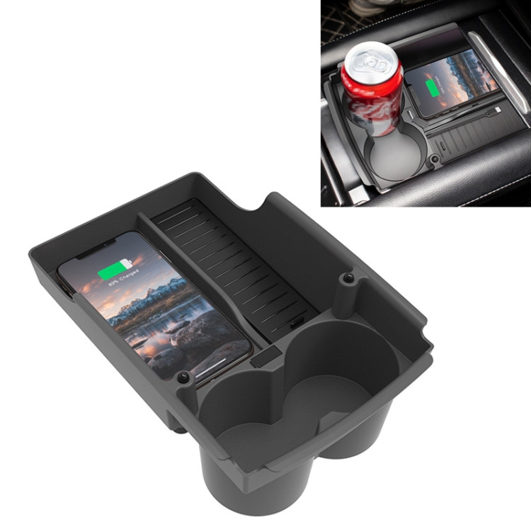 

Car Qi Standard Wireless Charger 10W Quick Charging for Tesla Model X S, Left Driving