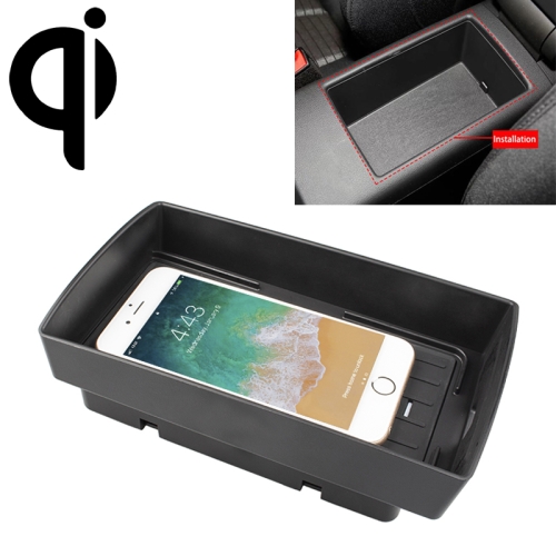 

Car Qi Standard Wireless Charger 10W Quick Charging for Audi A3 2014-2019, Left Driving