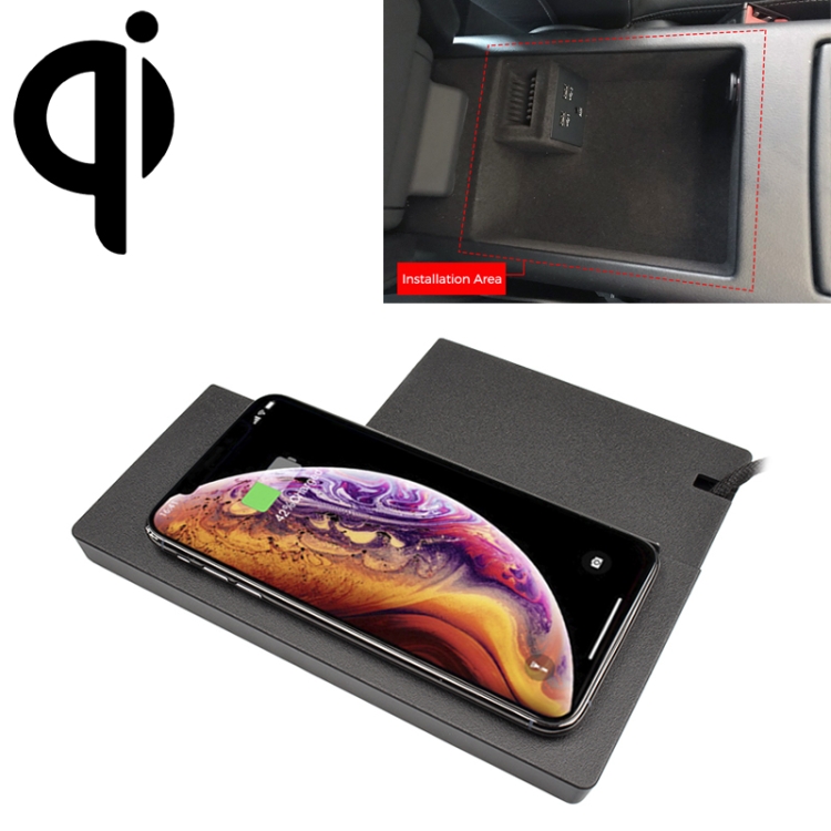 

Car Qi Standard Wireless Charger 10W Quick Charging for Audi A6L / A7 2014-2019, Left Driving