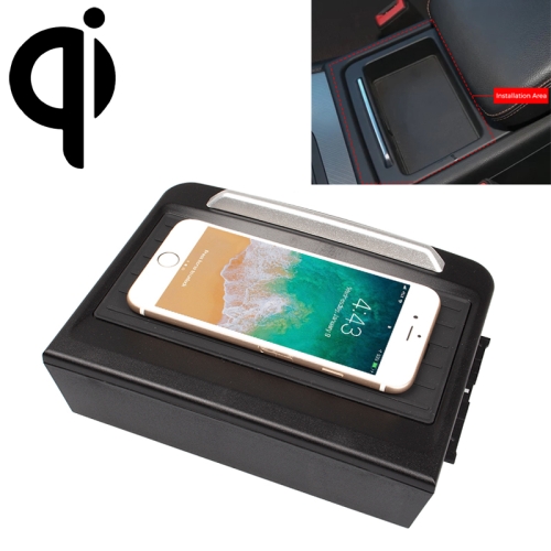 

Car Qi Standard Wireless Charger 10W Quick Charging for Audi Q5L / SQ5 2018, Left Driving
