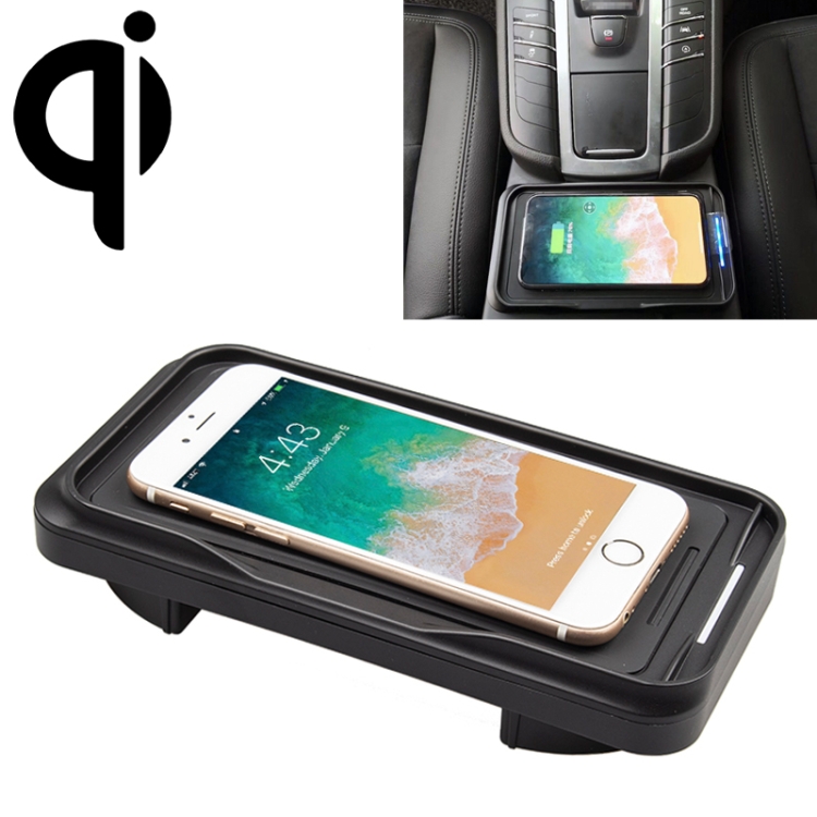 

Car Qi Standard Wireless Charger 10W Quick Charging for Porsche Macan 2015-2019, Left Driving