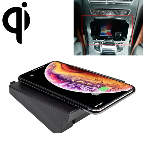 

Car Qi Standard Wireless Charger 10W Quick Charging for Mercedes-Benz C GLC 2015-2019, Left Driving