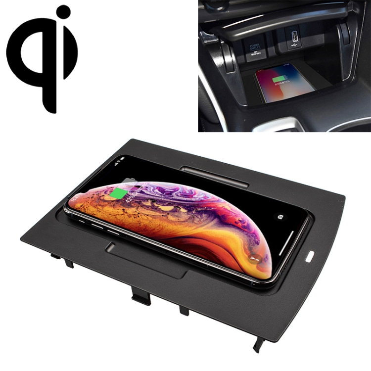 

Car Qi Standard Wireless Charger 10W Quick Charging for Honda 10th Generation Accord 2018-2019, Left Driving