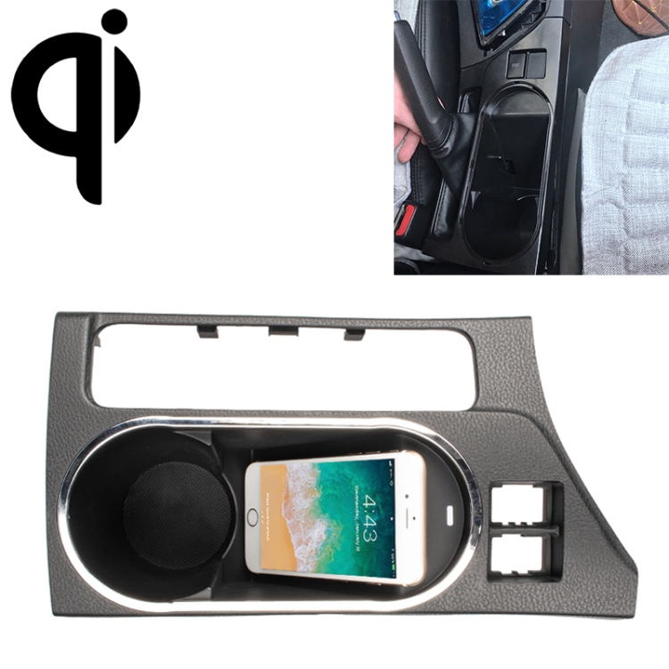 

Car Qi Standard Wireless Charger 10W Quick Charging for Toyota Carola / Levin 2017-2018, Left Driving