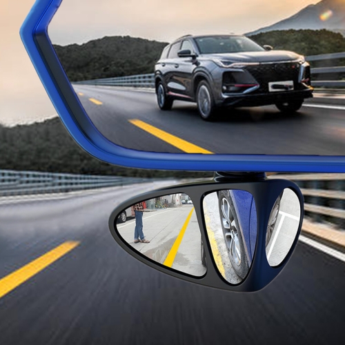 

3R-151 3 in 1 Car Rearview Auxiliary Blind Spot Mirror Rear View 146 Front Wheel Mirror for Left Side