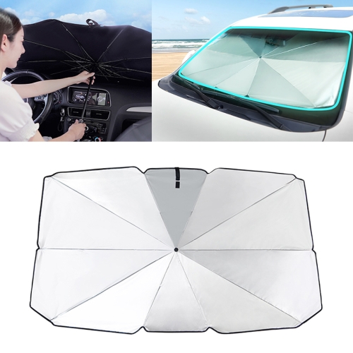 

Car Retractable Sunshade Sunscreen Heat Insulation Front Windshield Sunshade, Large Size