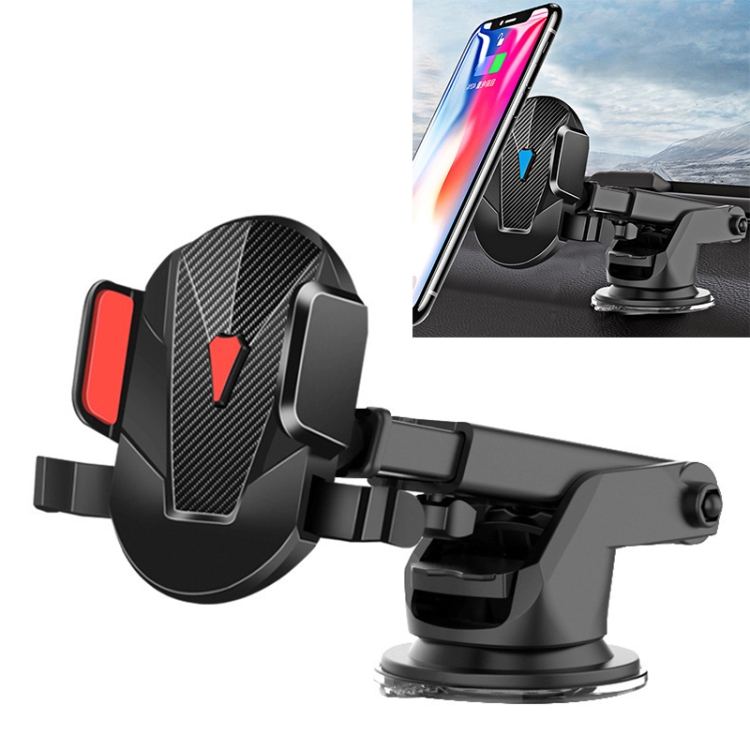 

Car Dashboard Mobile Phone Holder Bracket (Red)